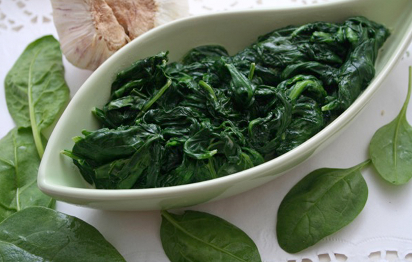 Your Child's Food cooked-spinach