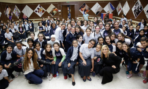 Al Mawakeb School Hosts WWE Superstars for Collective Fight Against Bullying