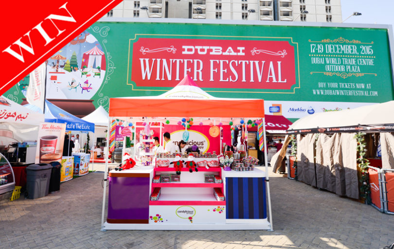 Win 1 of 5 entries for a Family of 4 to Dubai Winter Festival worth AED 340 each!