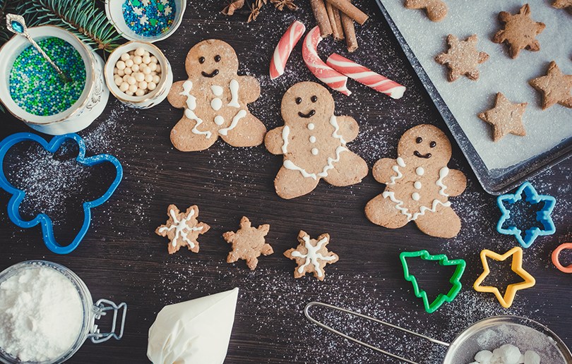 Children's festive gingerbread workshop in dubai