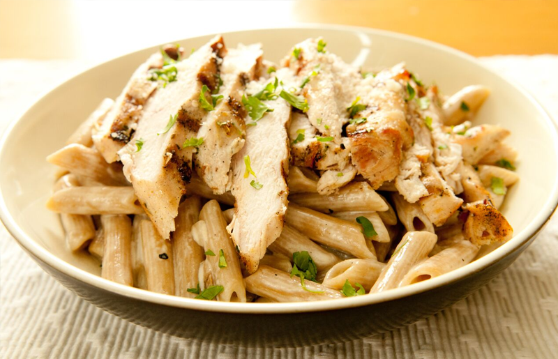 Healthy family recipe: Mixed vegetable and chicken pasta