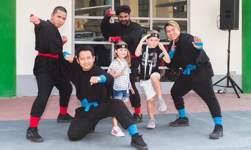 Legoland Dubai ninja training for kids