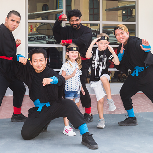 Legoland Dubai ninja training for kids