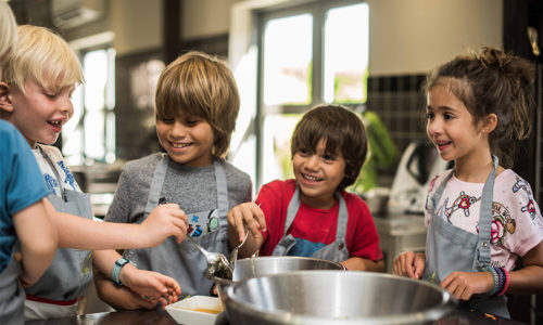 Let your little ones explore their creativity in the kitchen