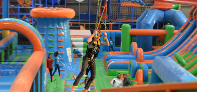 A new indoor adventure park has opened in Dubai