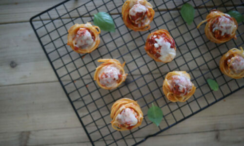 Recipe: Spaghetti Meatball Cups