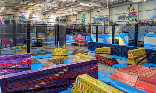 Half-price entry to this indoor parkour playground this month