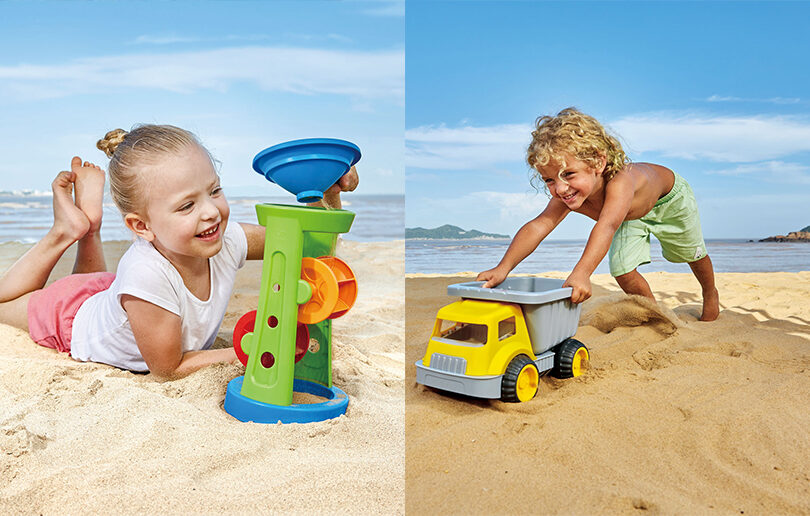 Enjoy a day at the beach with Hape Sand Toys