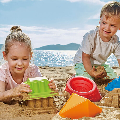 Enjoy a day at the beach with Hape Sand Toys