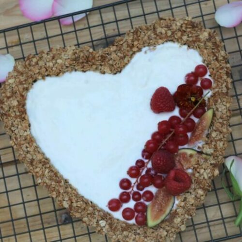 Recipe: Coconut Granola Love Heart Tart