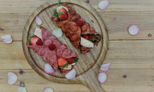 Recipe: Pretty Pink Waffles