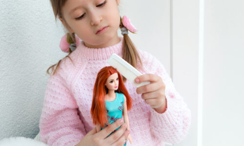 How doll play can help develop skills in children