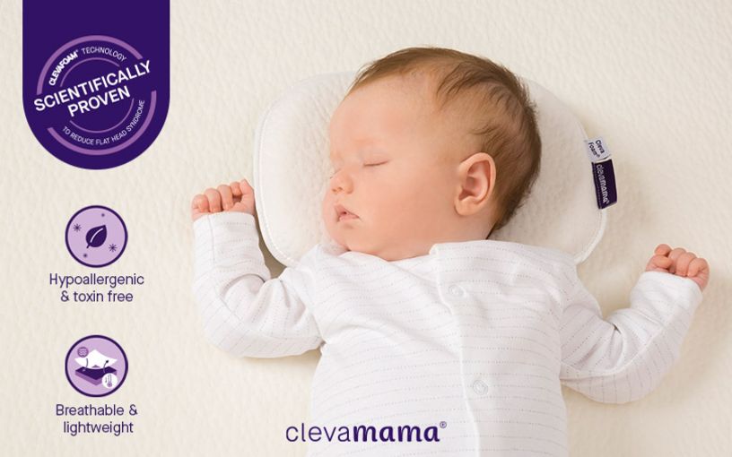 ClevaMama baby pillow
