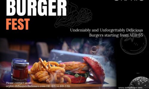 Burger Fest at Orphic, Dubai Marina: a burger for every taste!