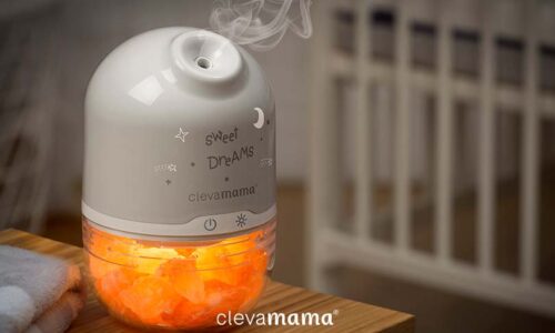 Soothe baby to sleep with the NEW ClevaPure Salt Lamp