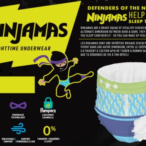 New Ninjamas bedwetting underwear for kids at night
