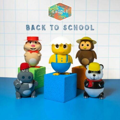 Saddle celebrates the start of the school year with the launch of five new toy characters