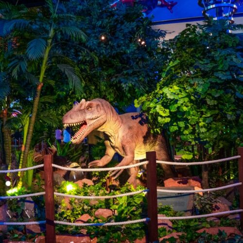 Experience the revival of dinosaurs at IMG Worlds of Adventure with your family for free