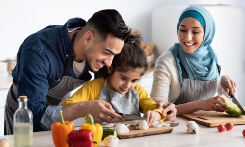 Introducing kids to cooking