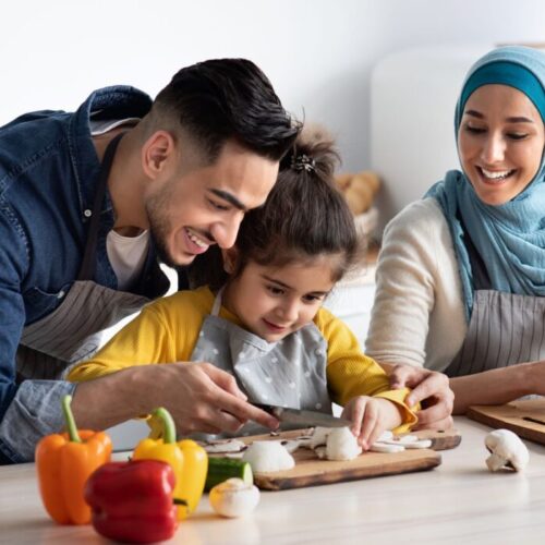 Introducing kids to cooking