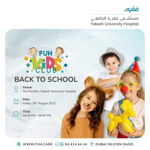Spark learning and laughter at FUH Kids Club Back-to-School event on August 25