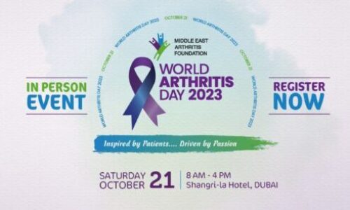 Middle East Arthritis Foundation to raise awareness on World Arthritis Day 2023