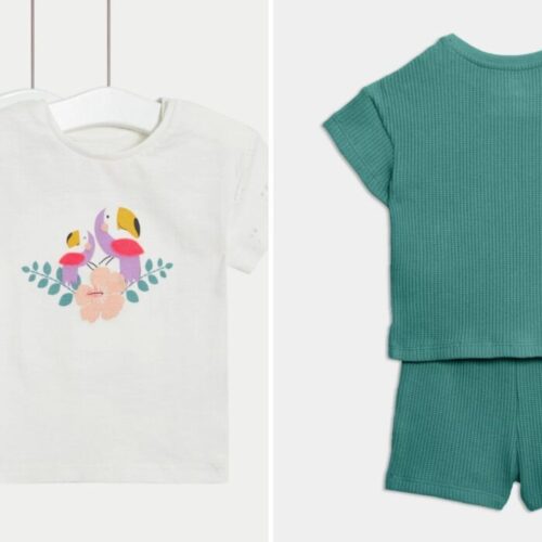 Shop baby sleepsuits and holiday staples at Marks & Spencer