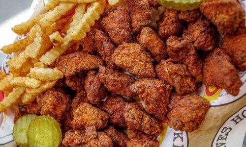 A Hot Box of Chicken Bites for a Great Family Night In!